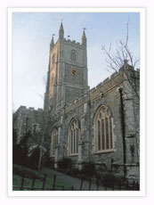 Church of St Fimbarrus in Fowey - Click here for a larger picture